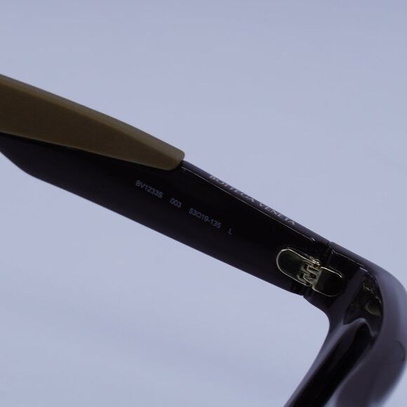 Bottega Veneta Bottega Veneta BV1233S 003 Sunglasses Brown Square Frame Size ONE SIZE - 6 Thumbnail