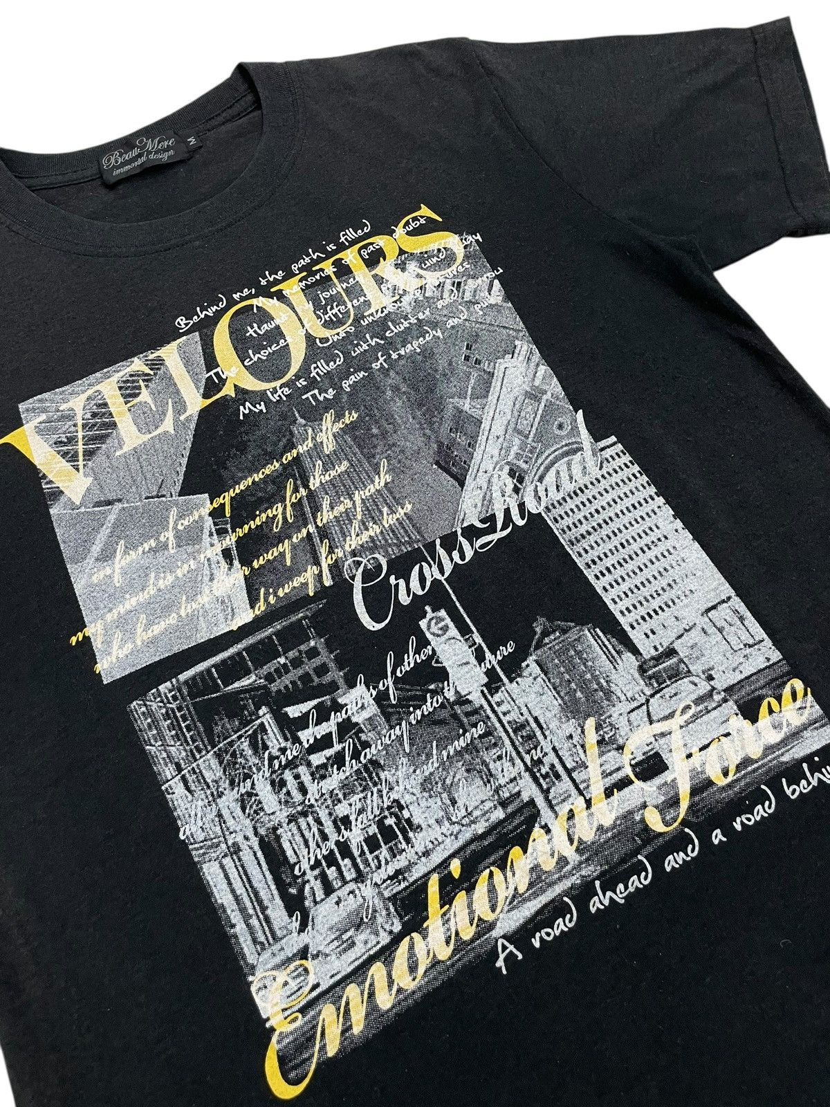 Japanese Brand Beaumere Immortal Design Y2K Photo Life Poems Size US M / EU 48-50 / 2 - 4 Thumbnail