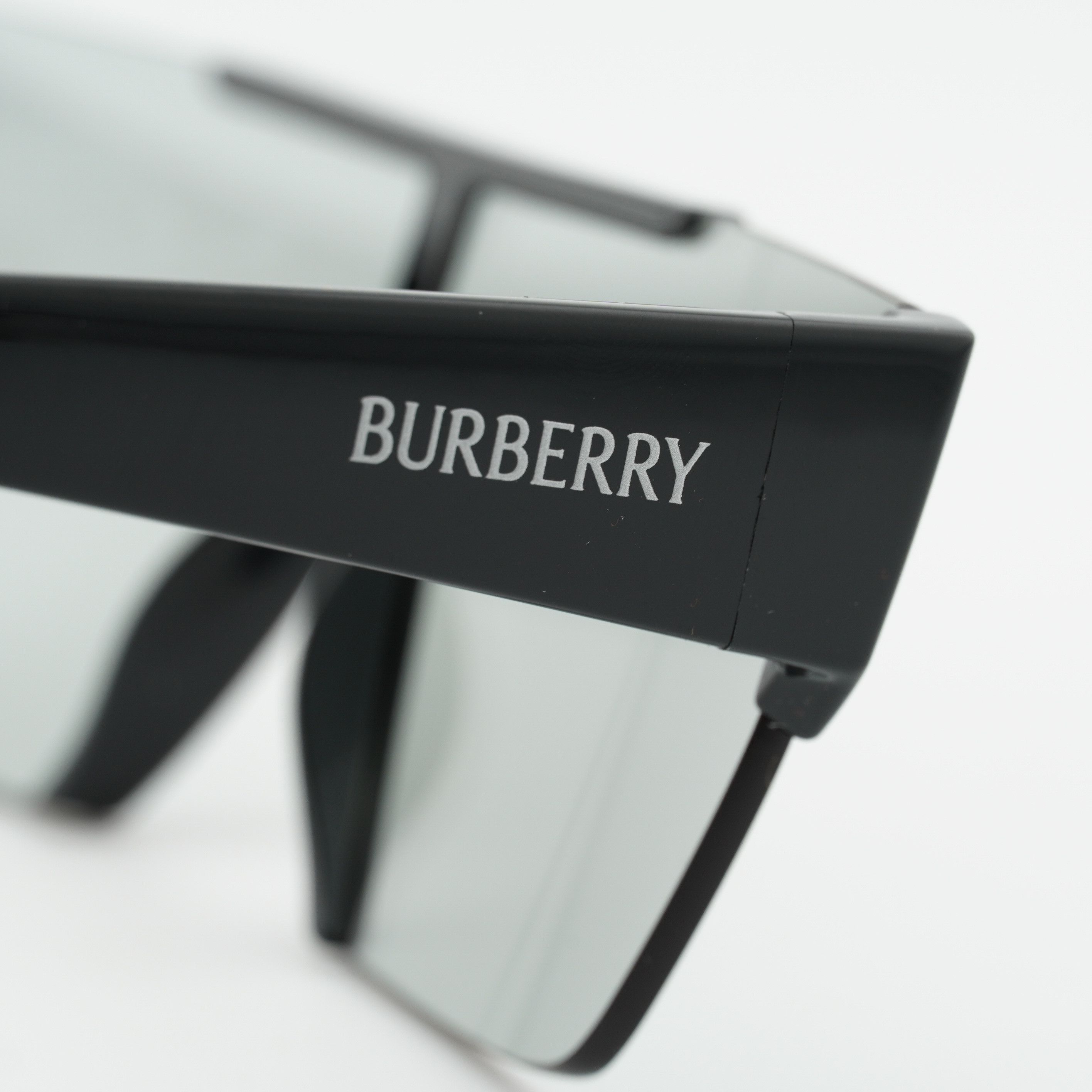 Burberry Burberry BE4291 3001/69 Sunglasses Black Shield Frame Size ONE SIZE - 10 Thumbnail