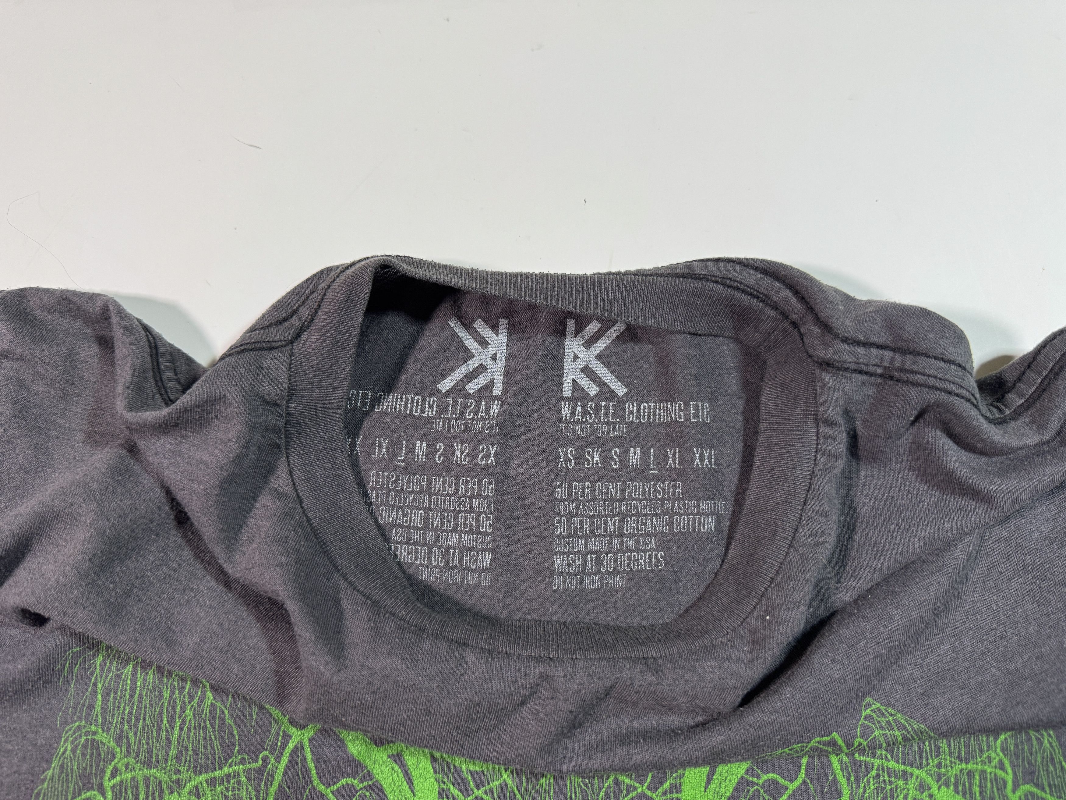 Band Tees Vintage Radiohead 2012 Tour T-shirt W.A.S.T.E. Size US L / EU 52-54 / 3 - 5 Thumbnail