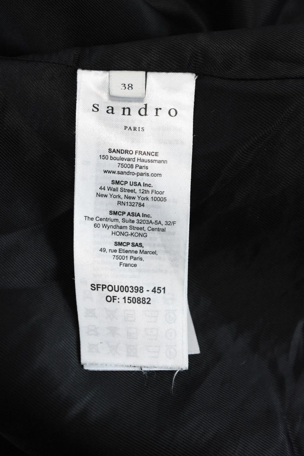 Sandro SANDRO Manteu Coat Womens EU 38 Wool Alpaca Blend Size M / US 6-8 / IT 42-44 - 8 Thumbnail