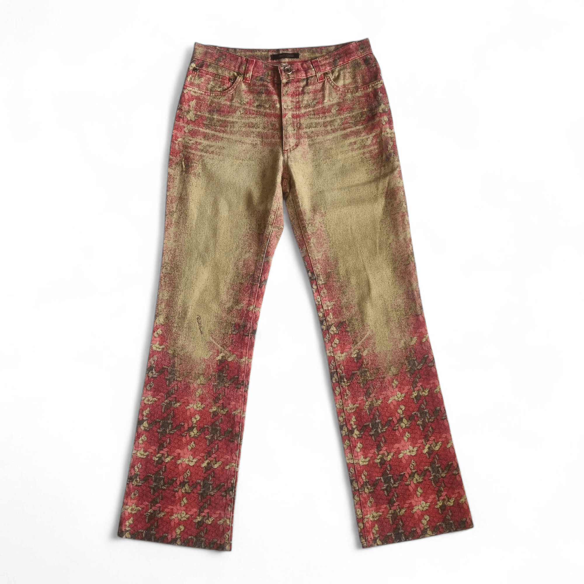 Roberto Cavalli Roberto Cavalli tartan jeans Size 26" / US 2 / IT 38 - 1 Thumbnail