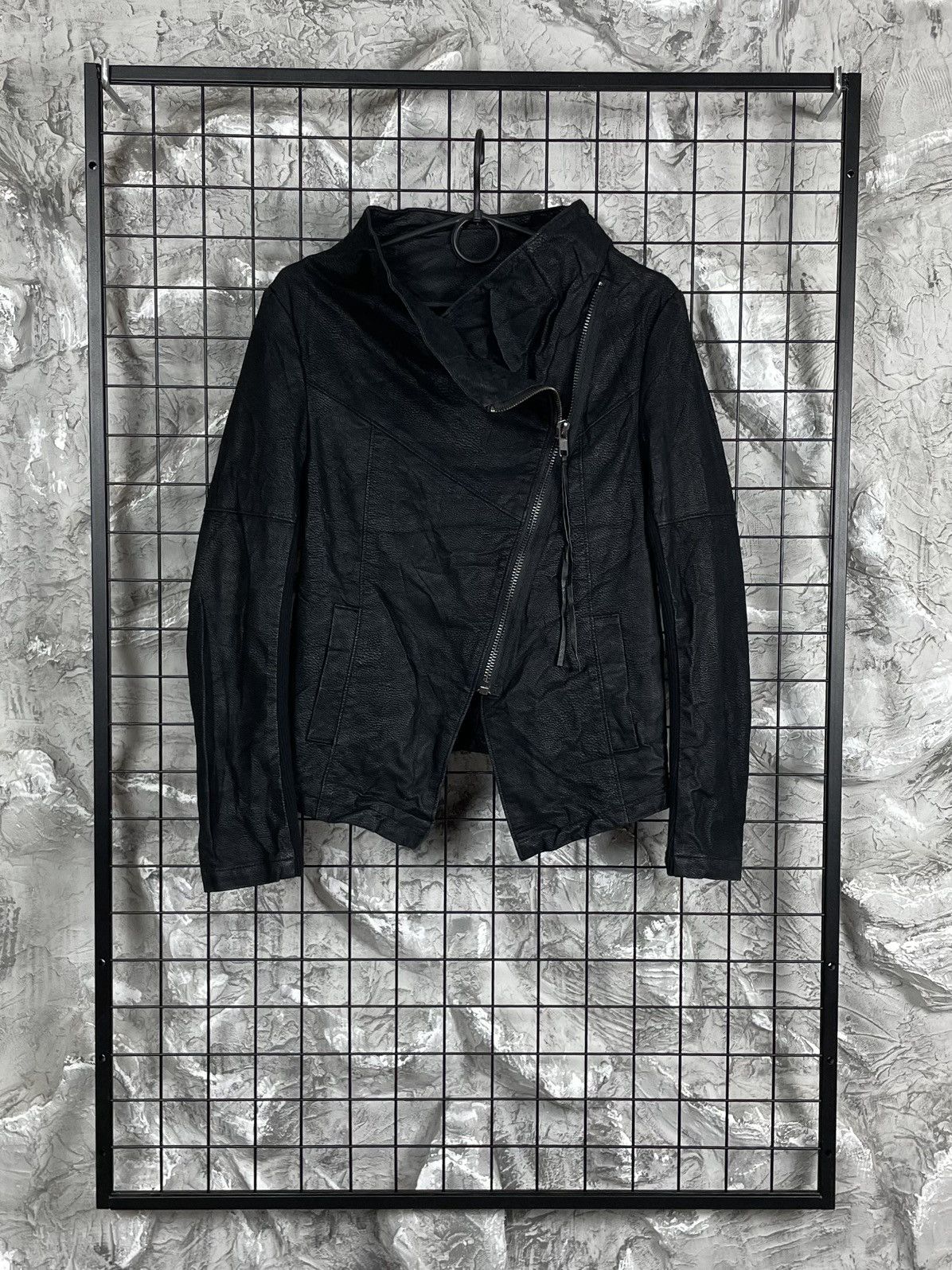 If Six Was Nine Vintage Archive Asymmetrical Zip Jacket LGB Rick Owens Vibe Size US S / EU 44-46 / 1 - 5 Thumbnail
