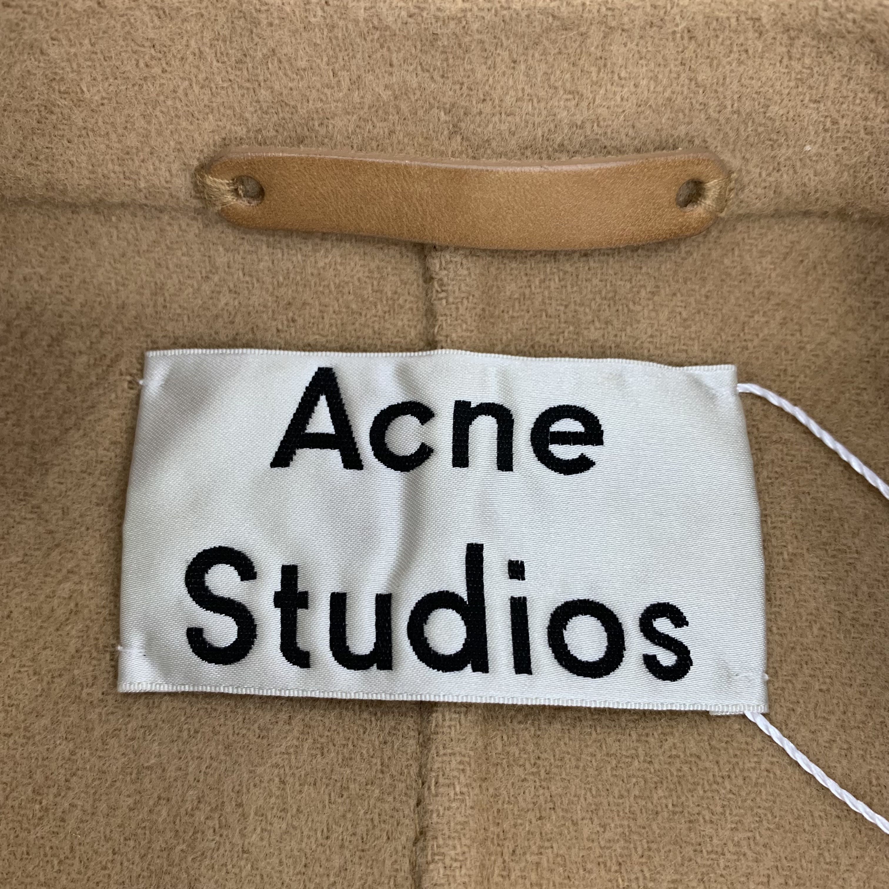 Acne Studios Acne Studios Wool Belted Coat Brown (Size XXS) Size XXS / US 00 / IT 34 - 2 Thumbnail