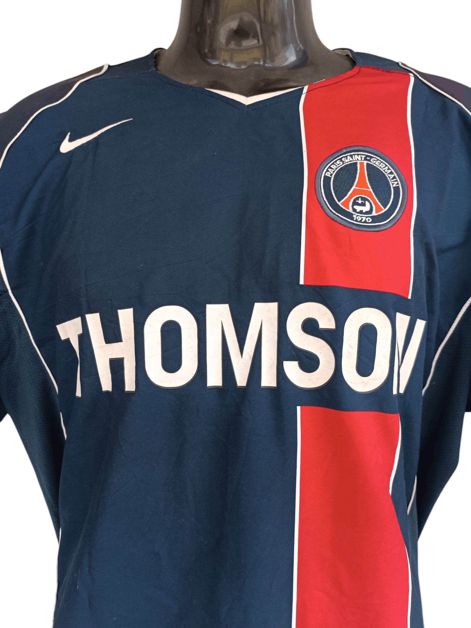 Nike × Vintage VINTAGE PSG 2002/03 NIKE FOOTBALL HOME JERSEY Size US XL / EU 56 / 4 - 4 Thumbnail