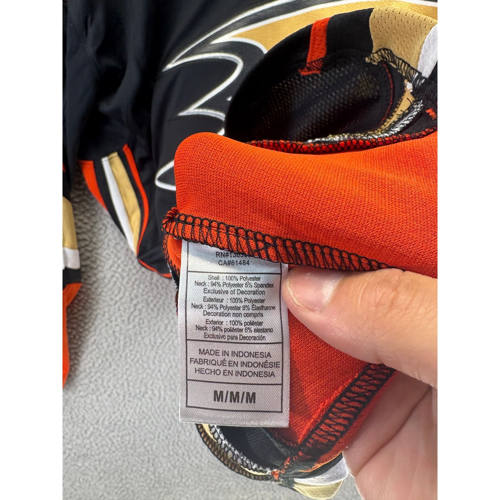 NHL Fanatics Anaheim Ducks NHL Ice Hockey Jersey Mens Medium M Size US M / EU 48-50 / 2 - 9 Thumbnail