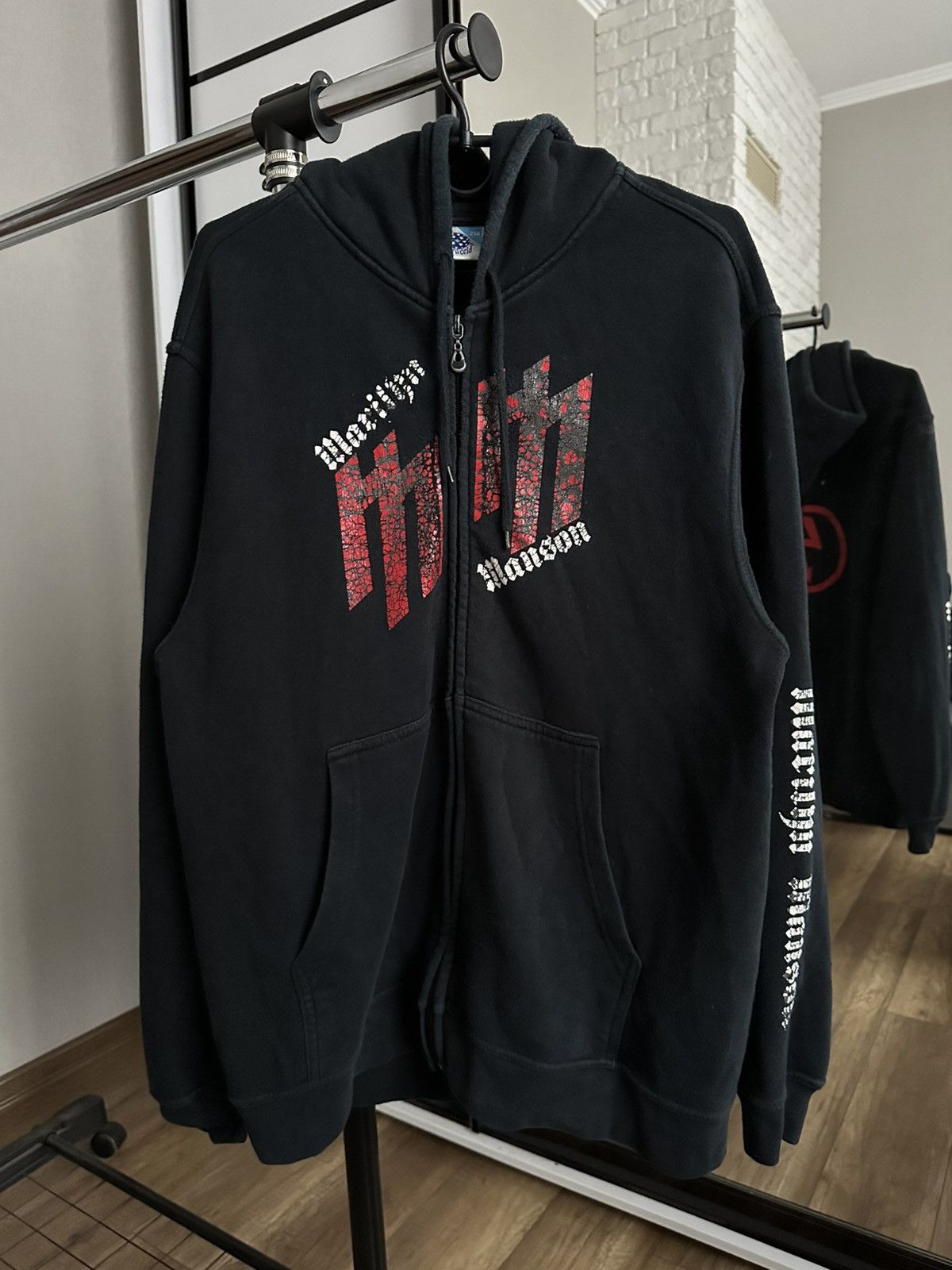 Marilyn Manson Marilyn Manson Zip Hoodie Vintage 90s Size US L / EU 52-54 / 3 - 1 Thumbnail