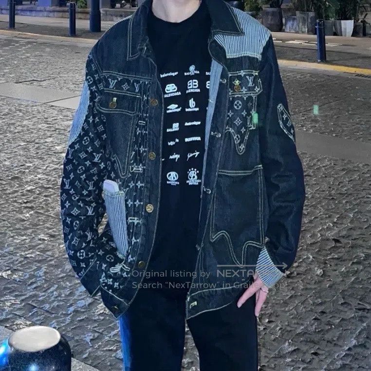 Louis Vuitton Louis Vuitton Deconstructing the Old Flower Denim Jacket Size US S / EU 44-46 / 1 - 5 Thumbnail