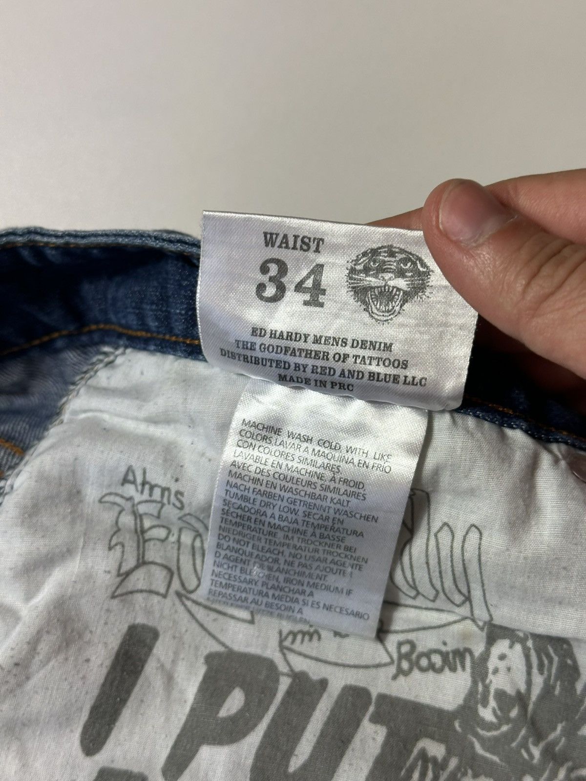 Ed Hardy Vintage Ed Hardy Jorts Size US 34 / EU 50 - 12 Thumbnail