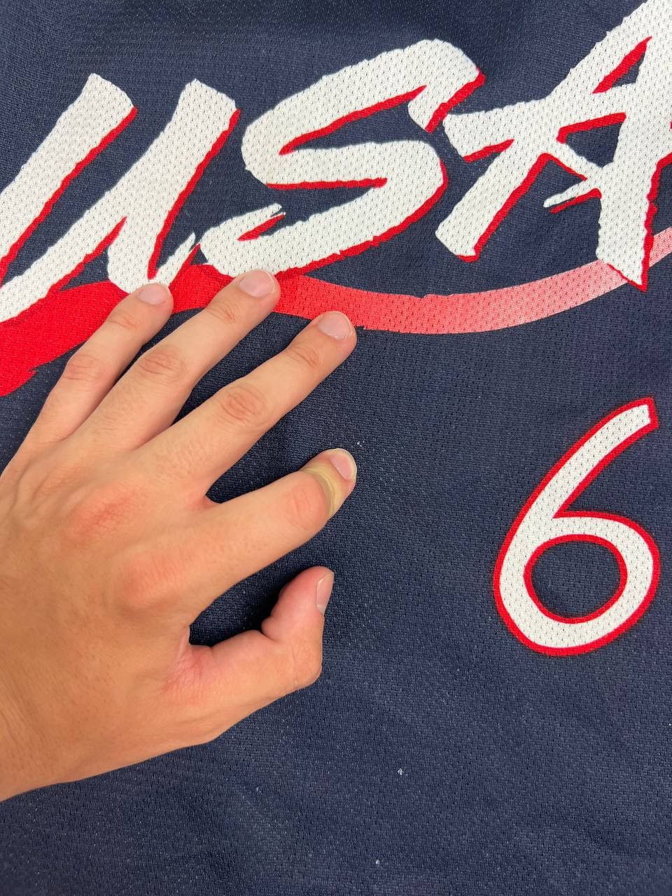 Champion Vintage Champion United State Hardway #6 NBA Jersey 90s Size US L / EU 52-54 / 3 - 16 Thumbnail