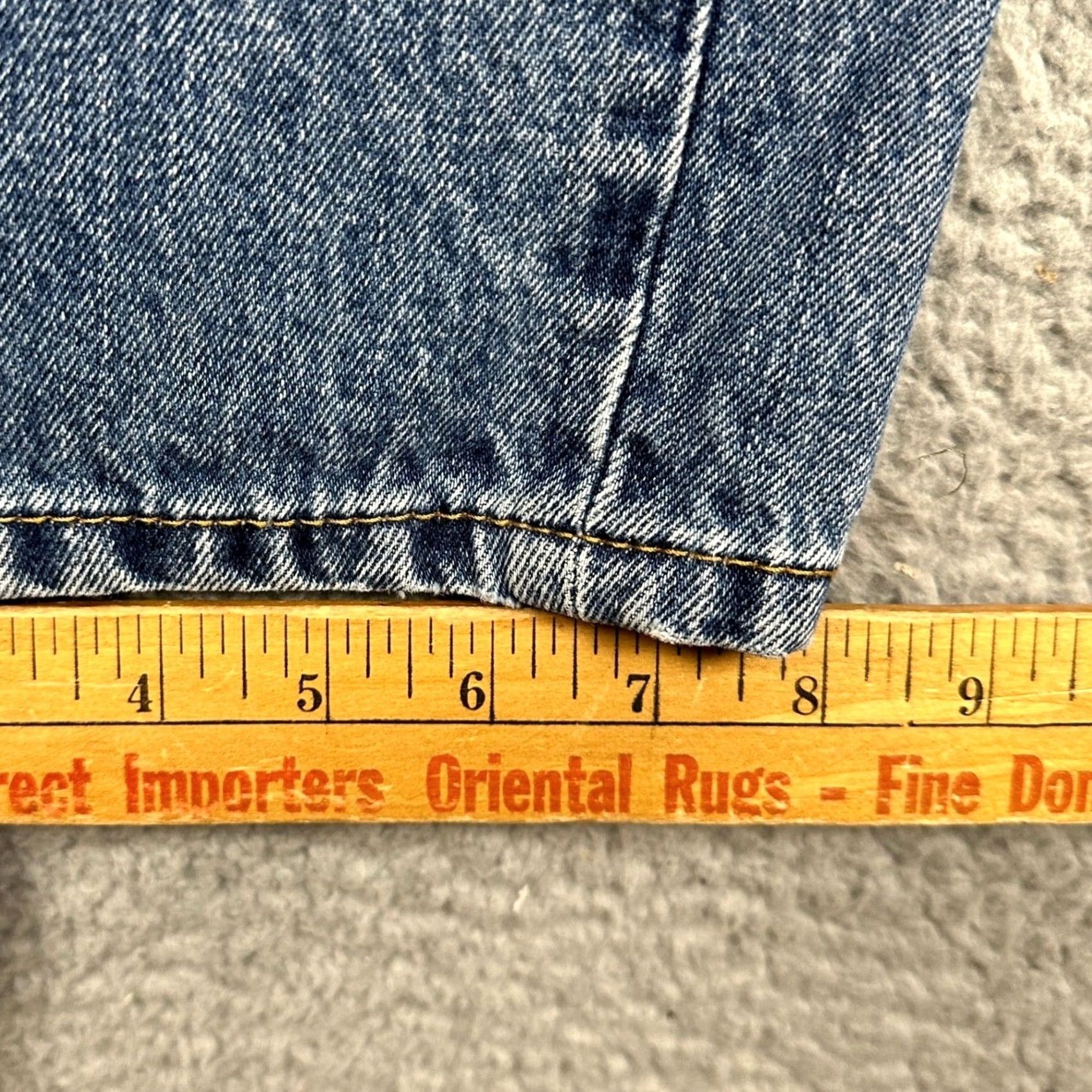Levi's Levi's 550 Jeans Mens 34X34 Blue Relaxed Fit Straight Leg Denim Pants Size US 34 / EU 50 - 7 Thumbnail