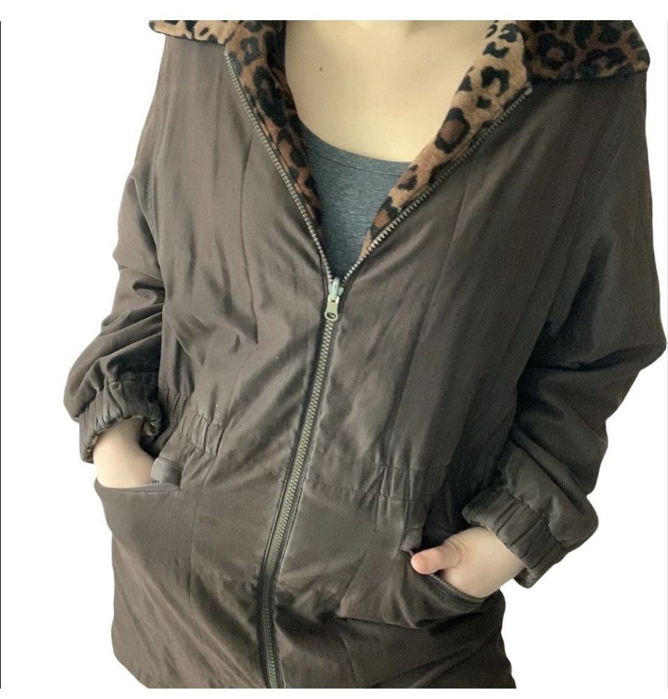Vintage Vintage 80s Women’s Brown Reversible Winter Overcoat Size M / US 6-8 / IT 42-44 - 6 Thumbnail
