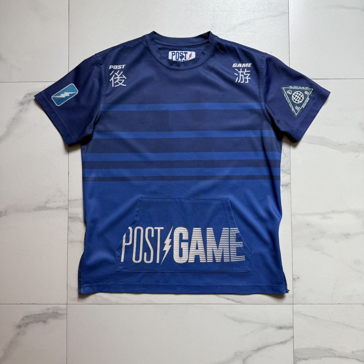 Japanese Brand × Post Game Post Game Worldwide Blue Jersey Size US L / EU 52-54 / 3 - 2 Thumbnail