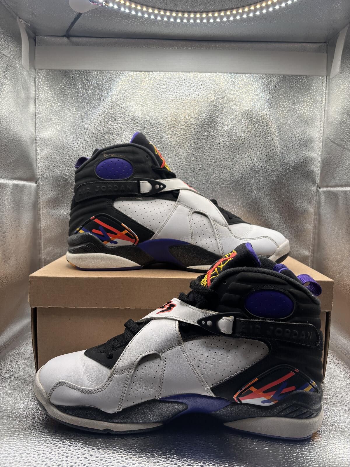 Jordan Brand Air Jordan 8 retro three peat Size US 8.5 / EU 41-42 - 5 Thumbnail