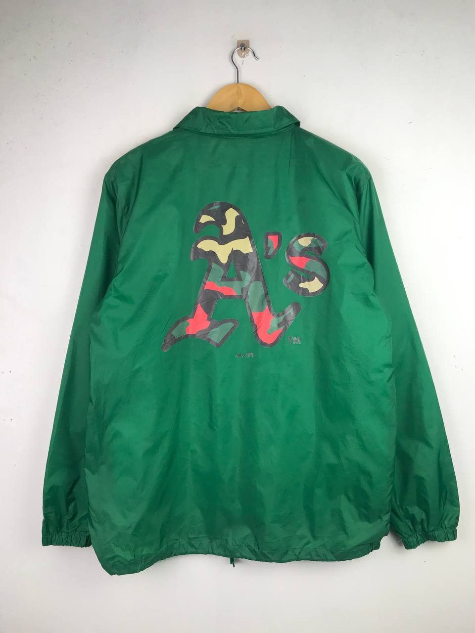 Vintage Majestic Coach Jacket Very Rare design Big Logo Grailed