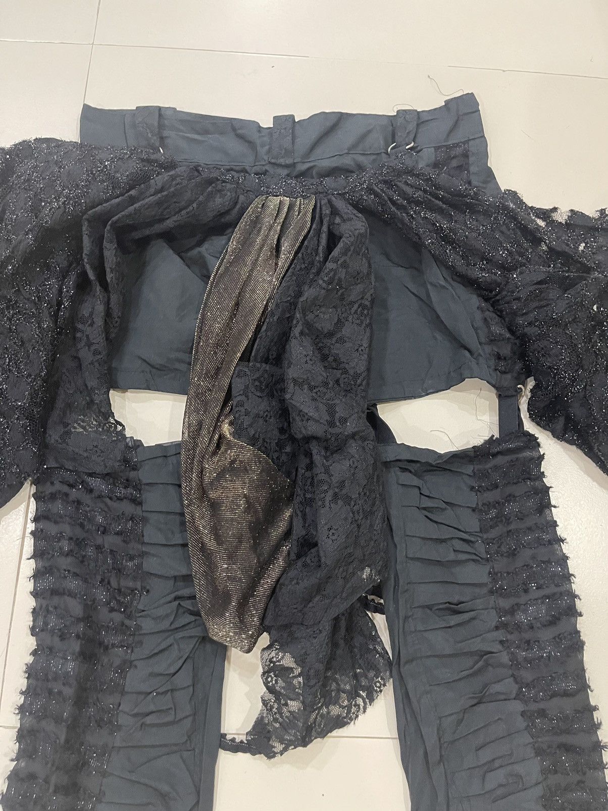 Designer × Japanese Brand Rare H NAOTO Parachute Designer Pants Mad Punk Streetwear Size 25" / US 0 / IT 36 - 6 Thumbnail