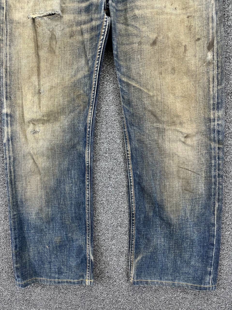 Diesel Vintage 90s Diesel Rare Punk Jeans Denim Pants Size US 29 - 3 Thumbnail