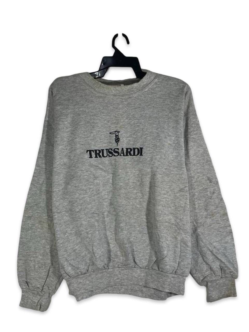 Vintage trussardi dog wild animal habitat sweatshirt L