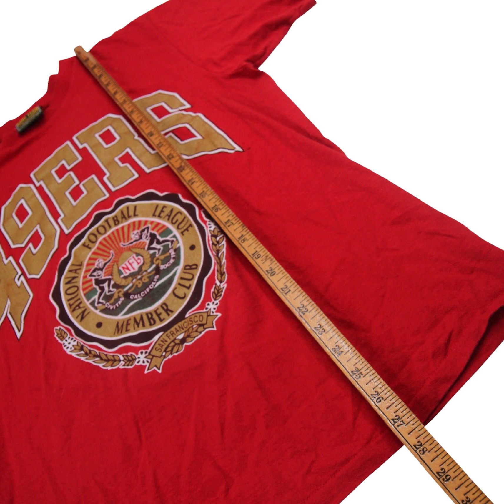 Vintage VINTAGE San Francisco 49ers Home Team Advantage T Shirt Mens Large Red Graphic Size US L / EU 52-54 / 3 - 7 Thumbnail