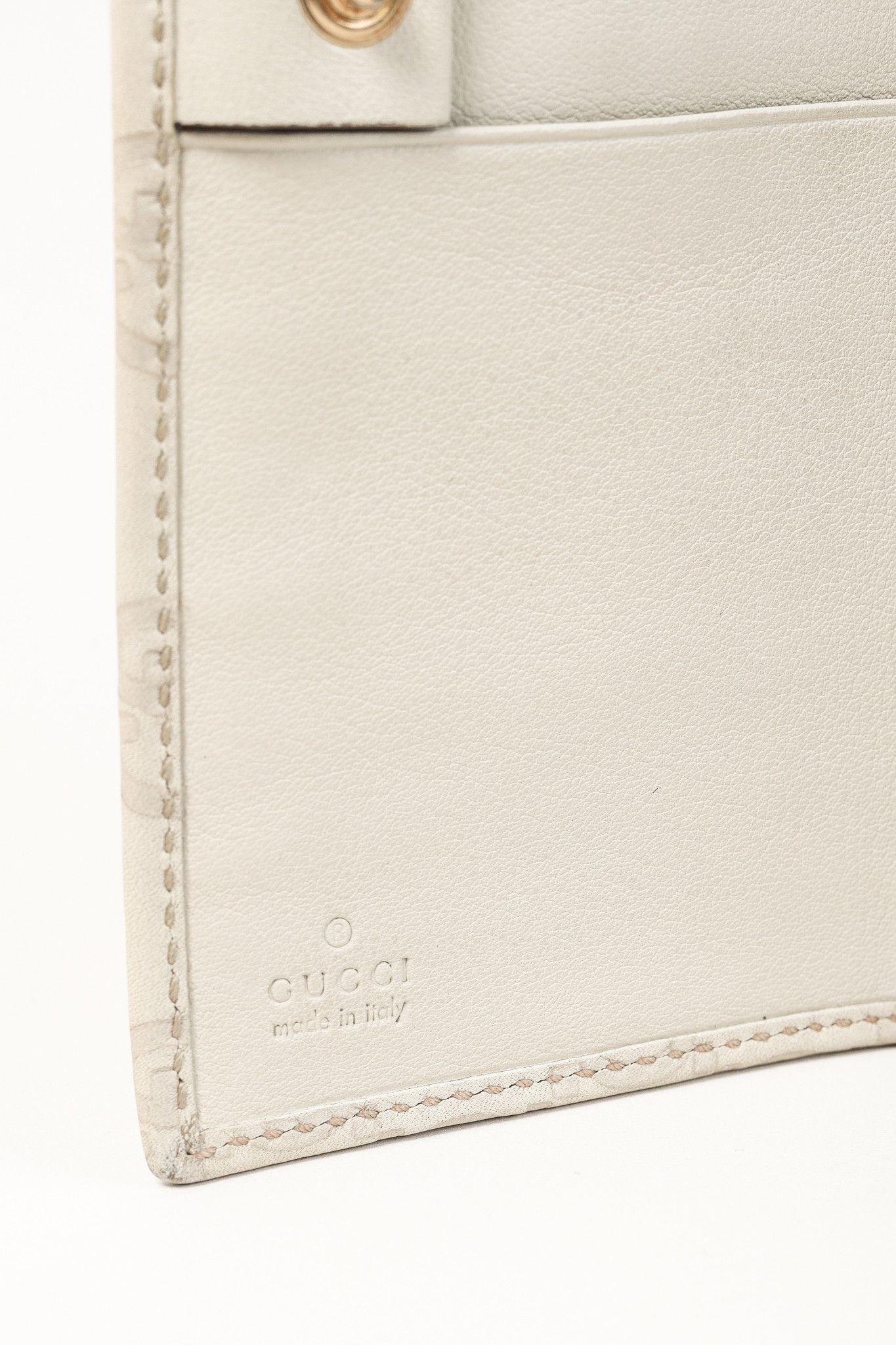 Gucci Gucci Guccissima Light Grey Leather Continental Long Wallet Size ONE SIZE - 10 Thumbnail