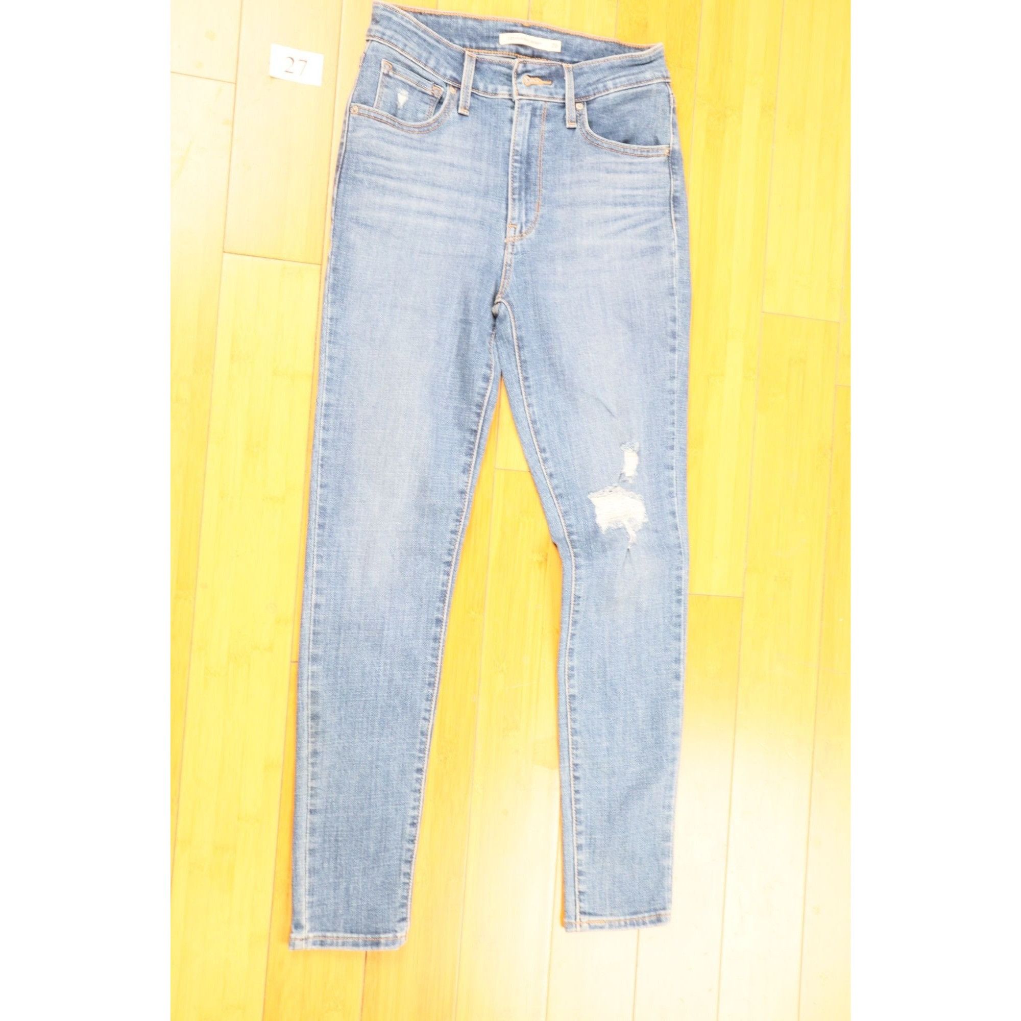 Old Navy Old Navy Rockstar Super Skinny High Rise Jeans Women’s Size Size 27" / US 4 / IT 40 - 3 Thumbnail