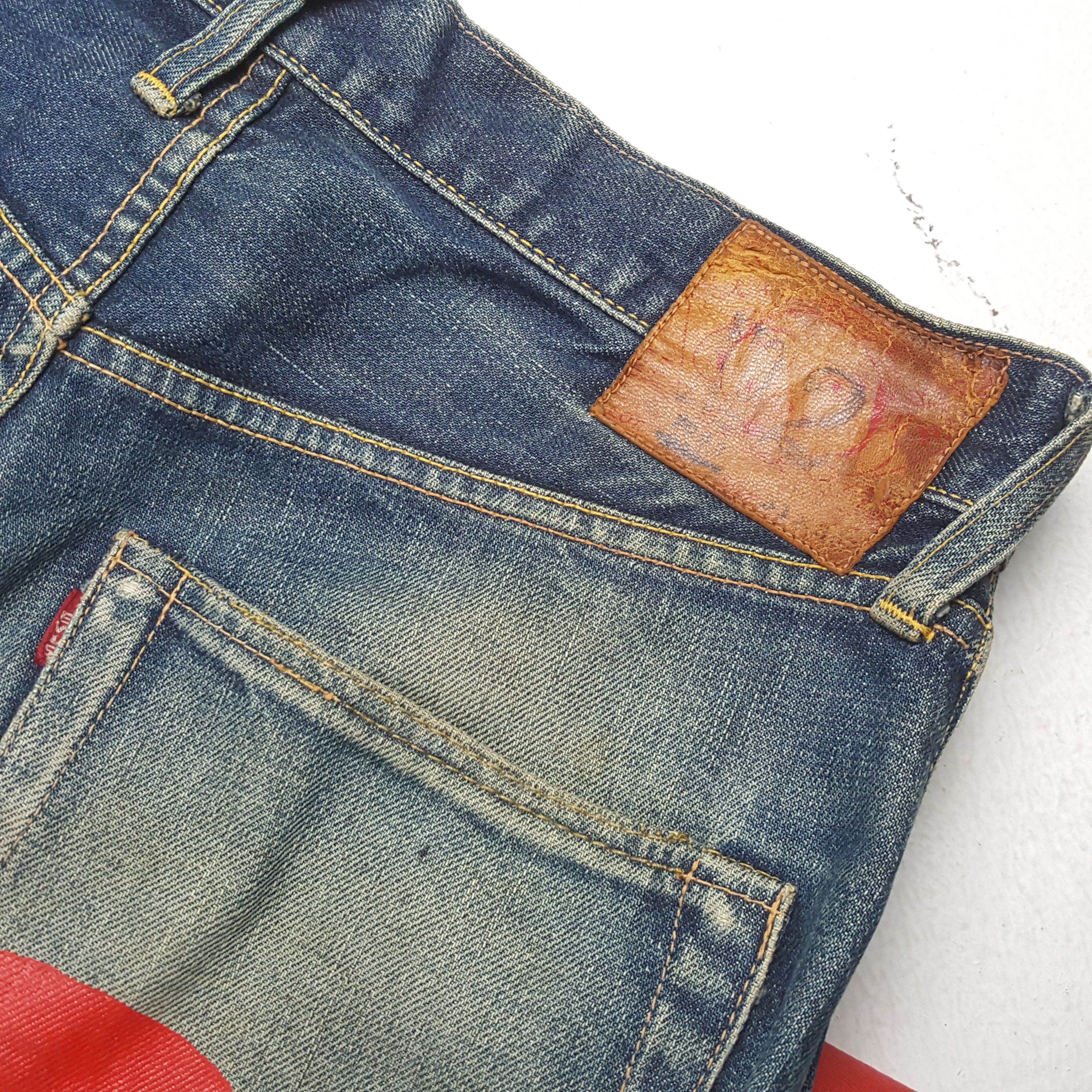 Evisu × Japanese Brand × Vintage Vintage EVIS Japanese Brand Daicock Custom Style Jeans Size US 29 - 15 Thumbnail