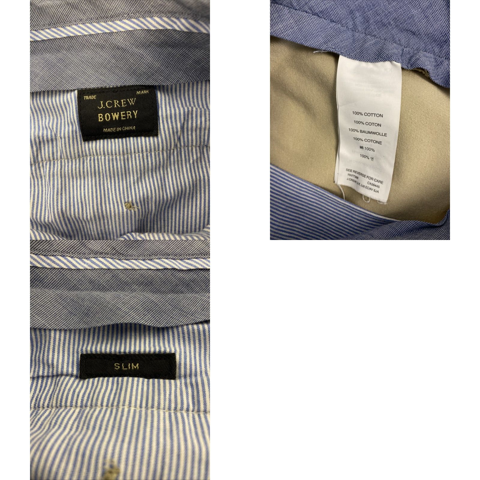 J.Crew J.CREW Chino Pants Mens 36x32 Beige Khaki Slim Fit Casual Dress Wide-Leg Retro Size US 36 / EU 52 - 8 Thumbnail