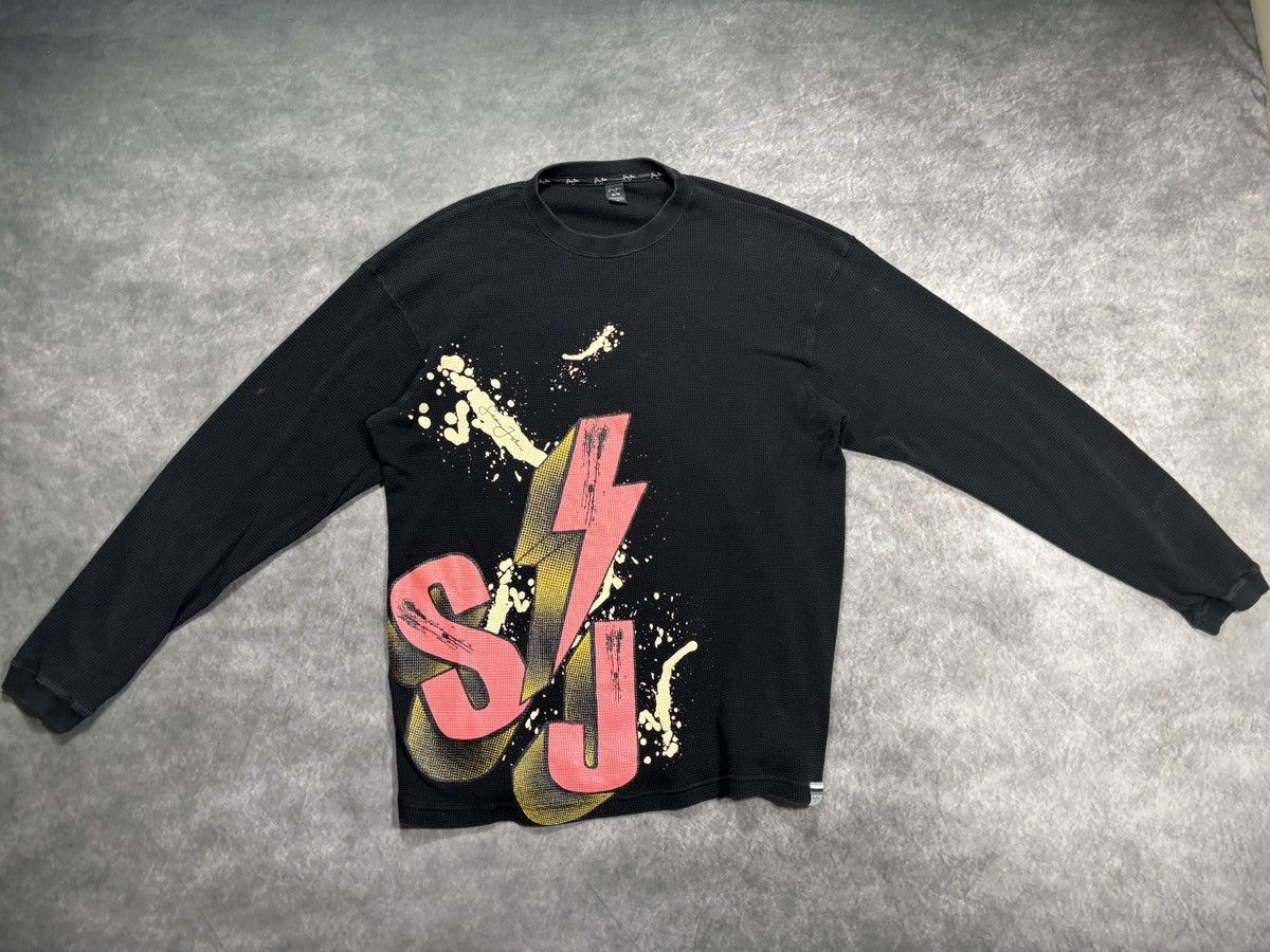 Sean John Vintage Sean John Thermal Longsleeve Oversized Print Size US XL / EU 56 / 4 - 15 Thumbnail