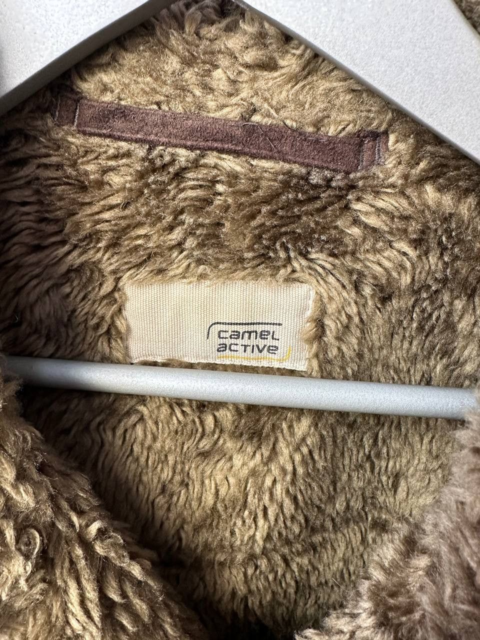 camel active Camel Active Shearling Jacket Brown Suede Look Warm Stylish Size US L / EU 52-54 / 3 - 11 Thumbnail