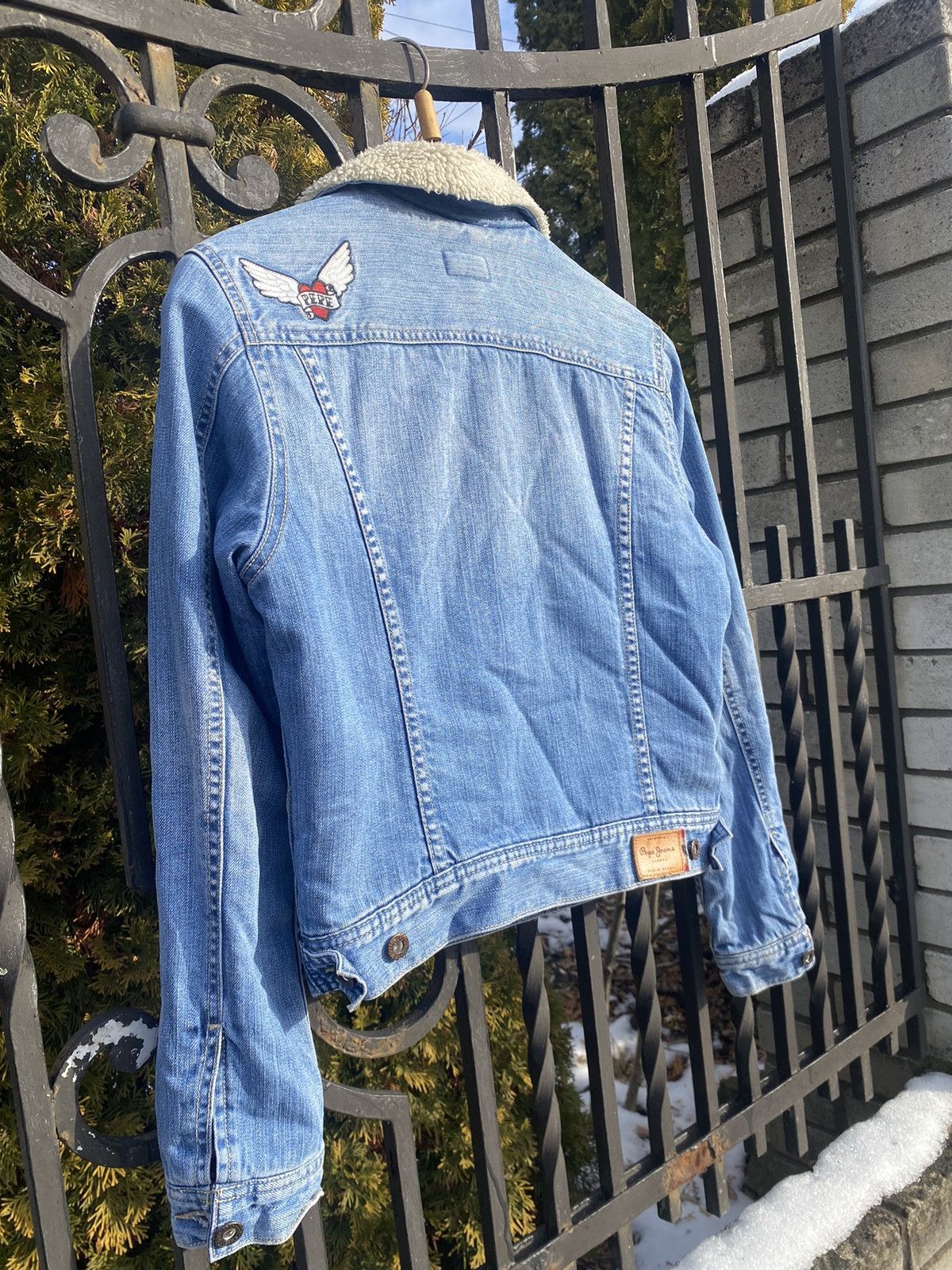 Pepe Jeans × Vintage Pepe Jeans London Denim Woman Jacket Blue Size M / US 6-8 / IT 42-44 - 16 Thumbnail