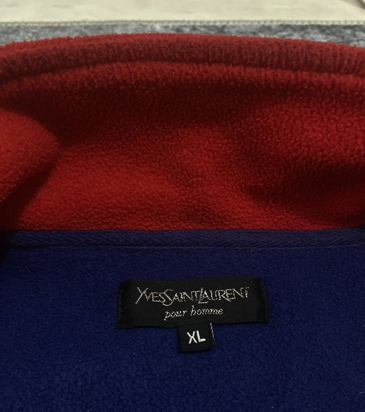 Vintage Ultra rare vintage ysl equipe half zip fleece Size US XL / EU 56 / 4 - 2 Thumbnail