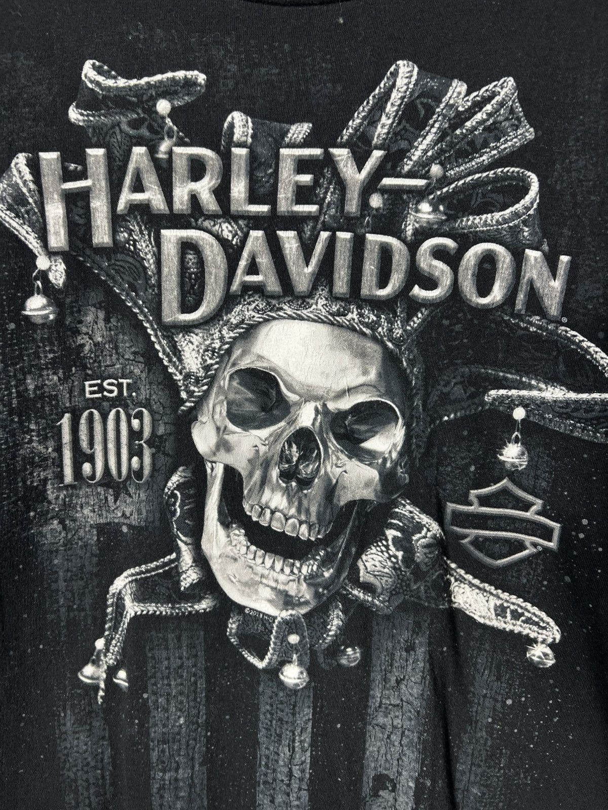 Harley Davidson Vintage streetwear racing Moto Harley Davidson y2k t-shirt Size US L / EU 52-54 / 3 - 3 Thumbnail