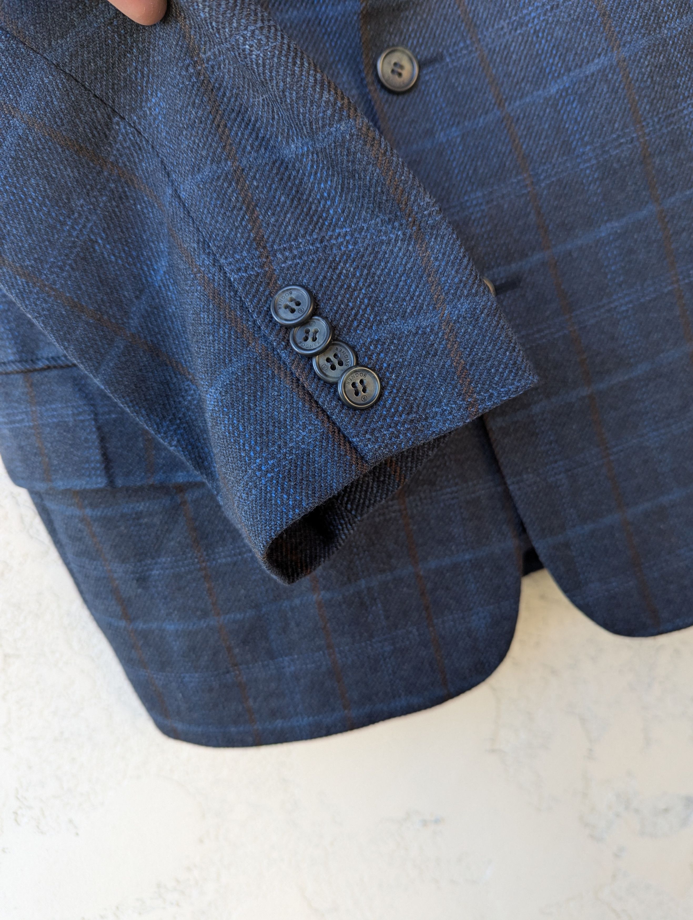 Bogner Bogner x Ermenegildo Zegna Wool Cashmere Blazer Jacket Size 50R - 6 Thumbnail