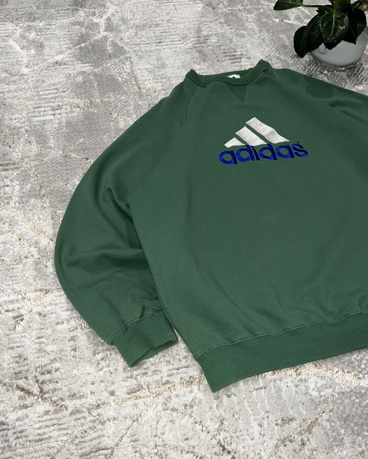 Adidas × Vintage ADIDAS VINTAGE 00S RETRO OVERSIZE BOXY SWEATSHIRT CREWNECK Size US XL / EU 56 / 4 - 3 Thumbnail