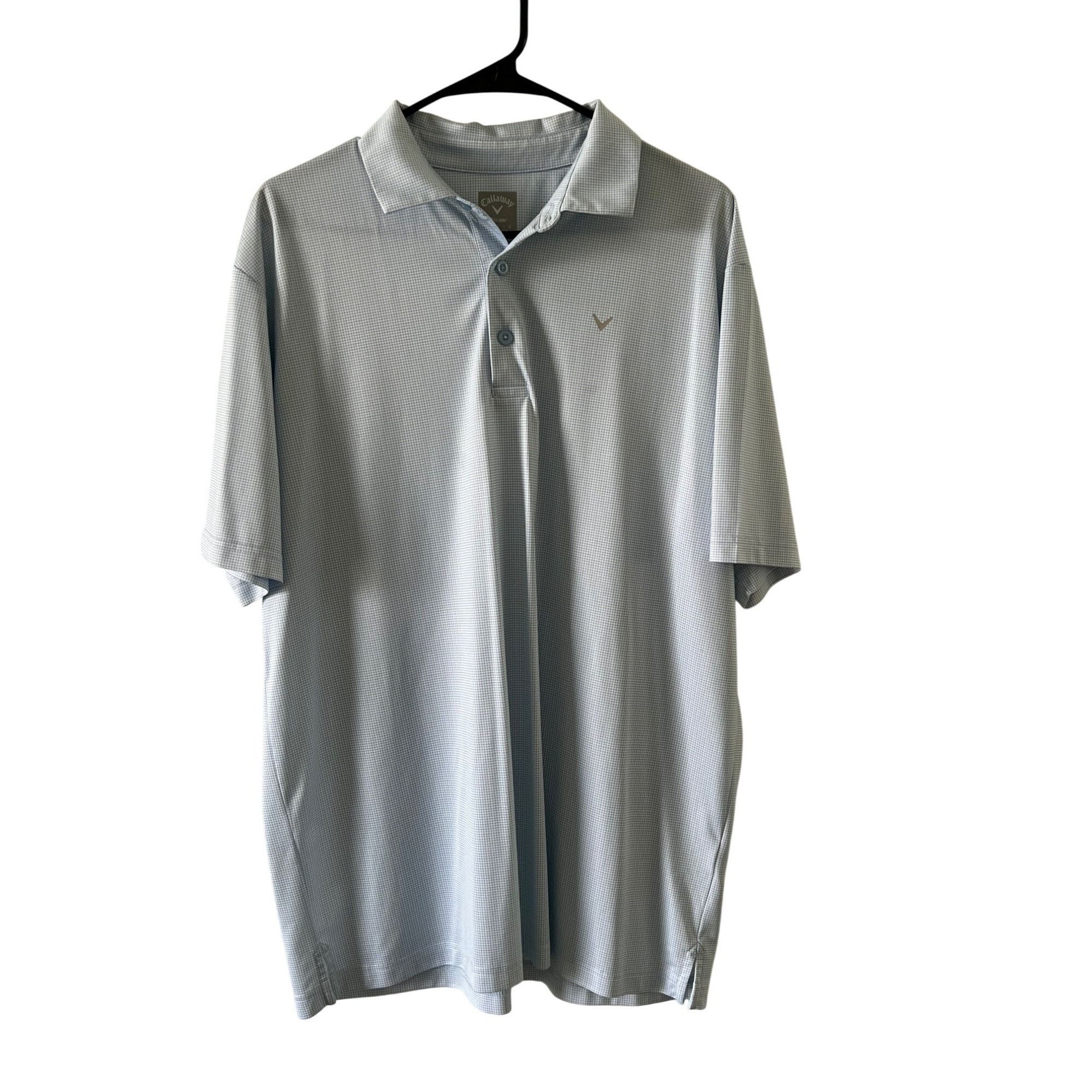 Callaway Callaway Mens Light Blue Short Sleeve Polo Shirt Size XL Pol Size US XL / EU 56 / 4 - 2 Thumbnail