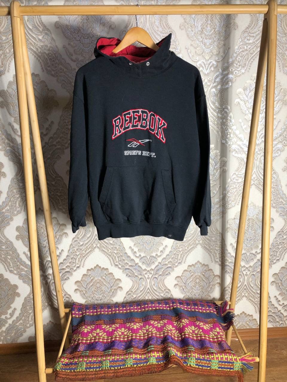 Reebok × Vintage VERY RARE REEBOK SPORT DEPT BIG LOGO HOODIE RETRO Y2K 90s Size US M / EU 48-50 / 2 - 1 Thumbnail