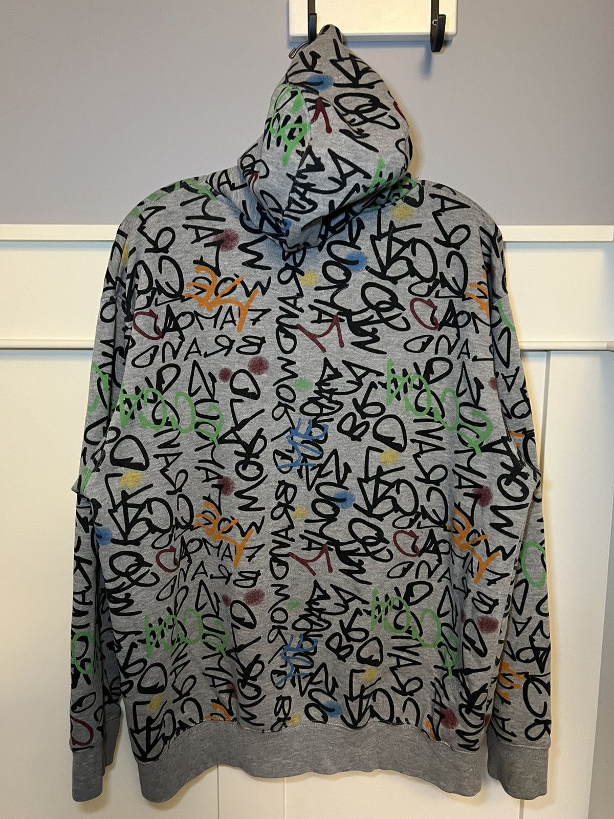 Mecca Vintage Mecca Jeans Co aop graffiti logo full zip-up hoodie Size US XL / EU 56 / 4 - 3 Thumbnail