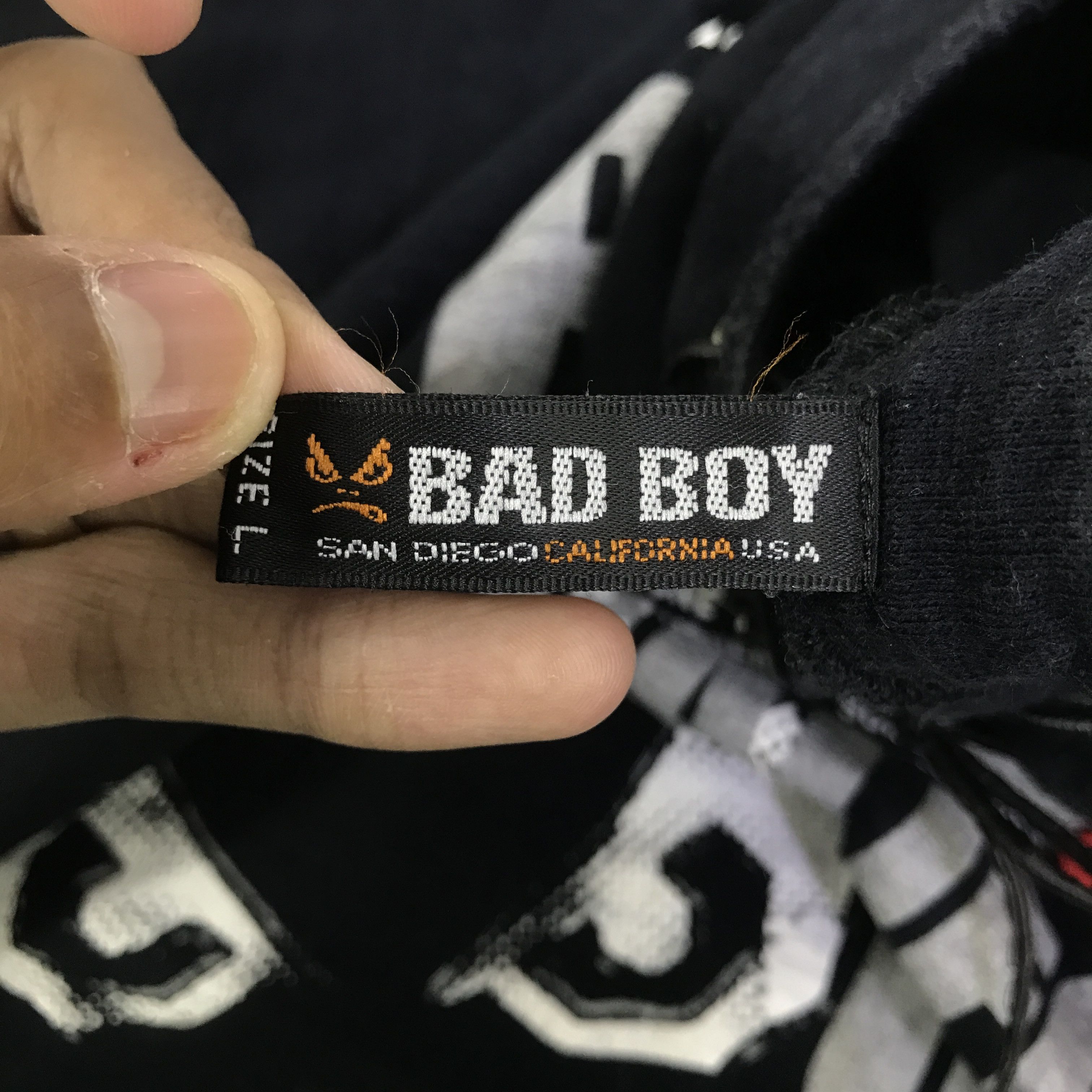 Japanese Brand BadBoy California usa Black Punk t-shirt K93B25 Size US L / EU 52-54 / 3 - 11 Thumbnail