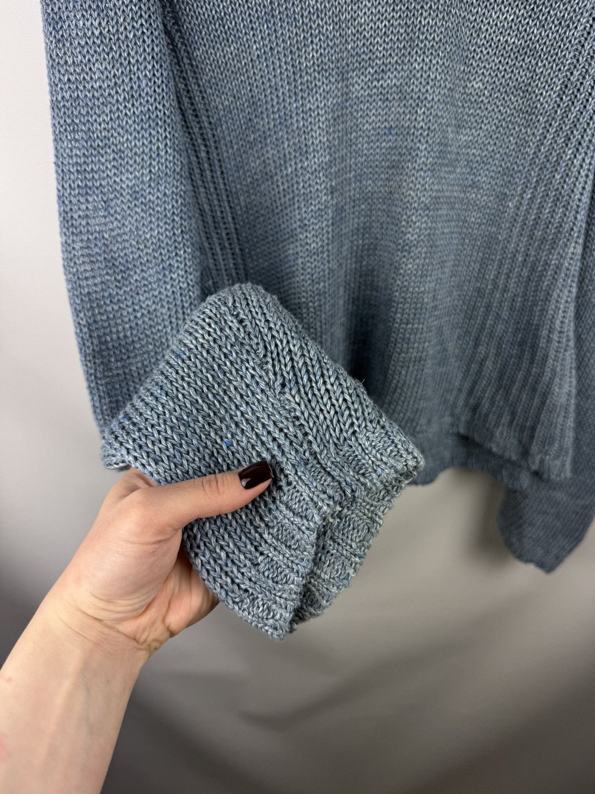 Cruciani Cruciani Men’s Linen Knitted Crewneck Sweater Pullover Size US L / EU 52-54 / 3 - 9 Thumbnail