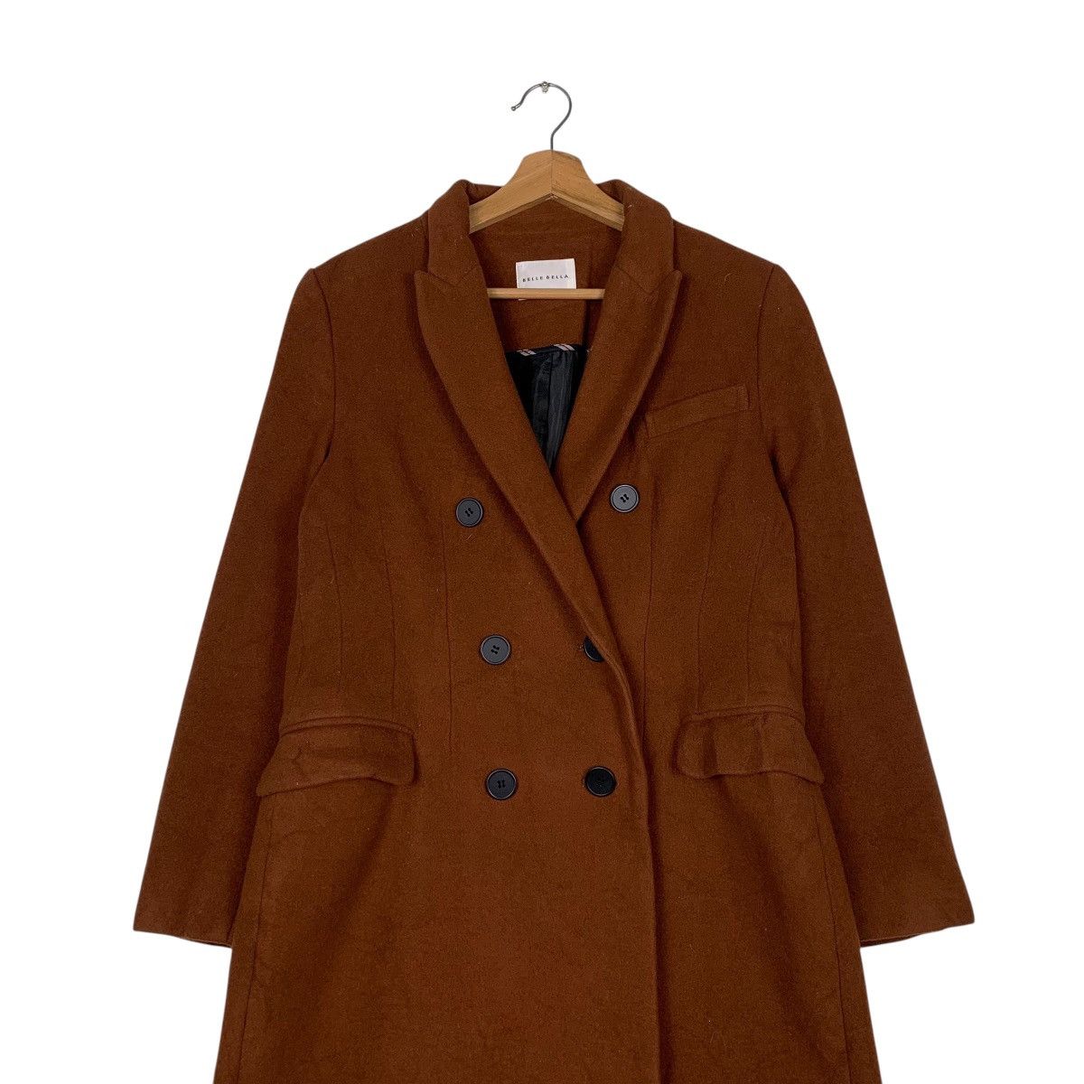 Japanese Brand Japanese Brand Belle Bella Double Breasted Overcoat Size S / US 4 / IT 40 - 3 Thumbnail