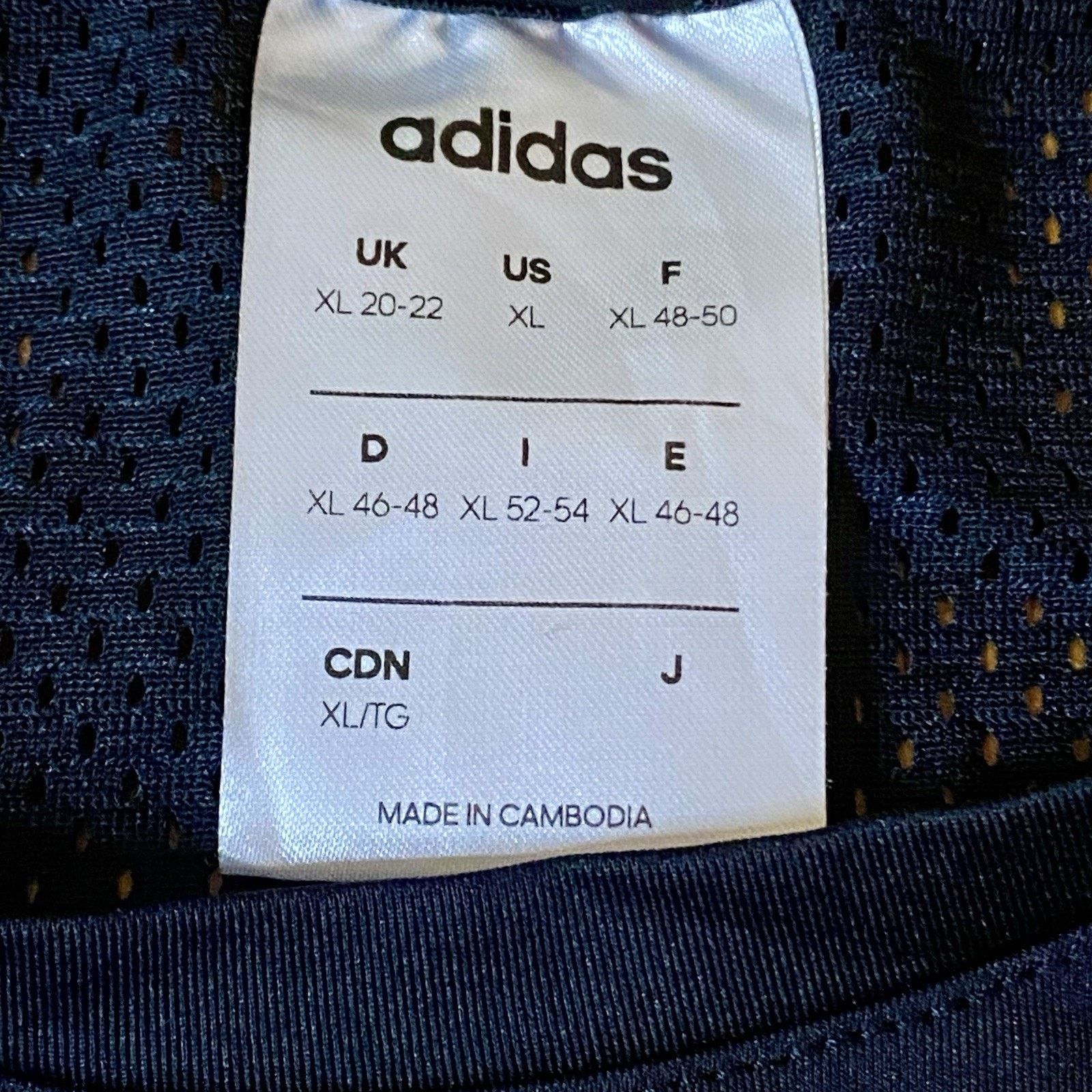 Adidas Adidas Black Men’s XL Training Workout T-shirt Slit Back Size US XL / EU 56 / 4 - 4 Thumbnail