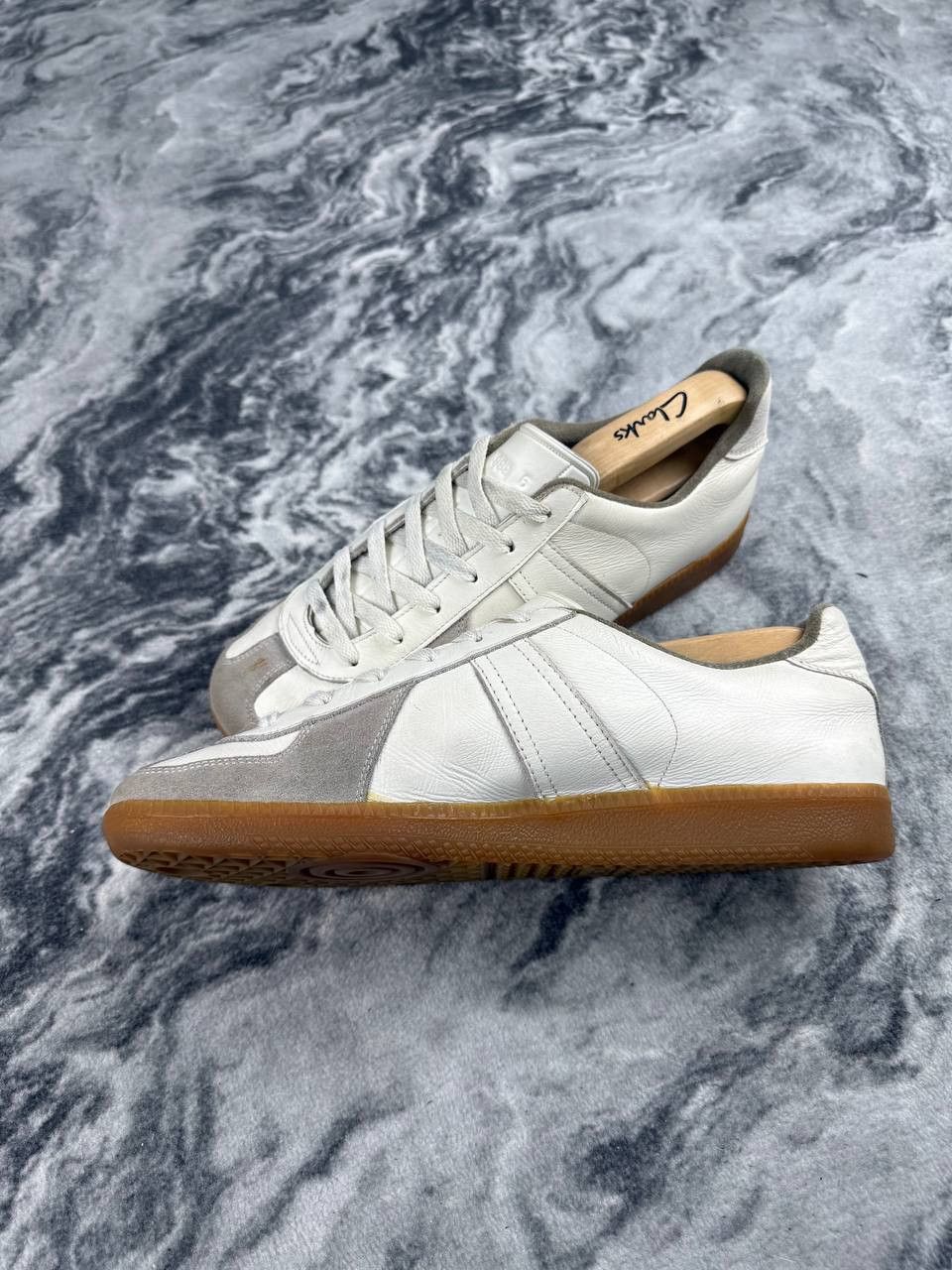 Vintage GAT BW Sport Army Trainer Bundeswehr Shoes Leather Sneakers Size US 9.5 / EU 42-43 - 2 Thumbnail