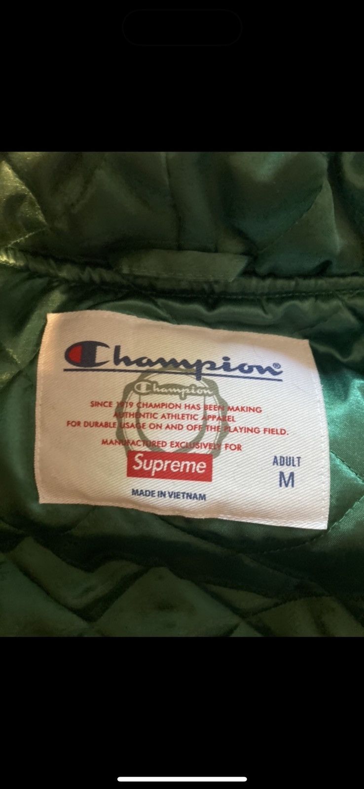 Champion × Supreme Champion Supreme Bomber Jacket Size US M / EU 48-50 / 2 - 4 Thumbnail