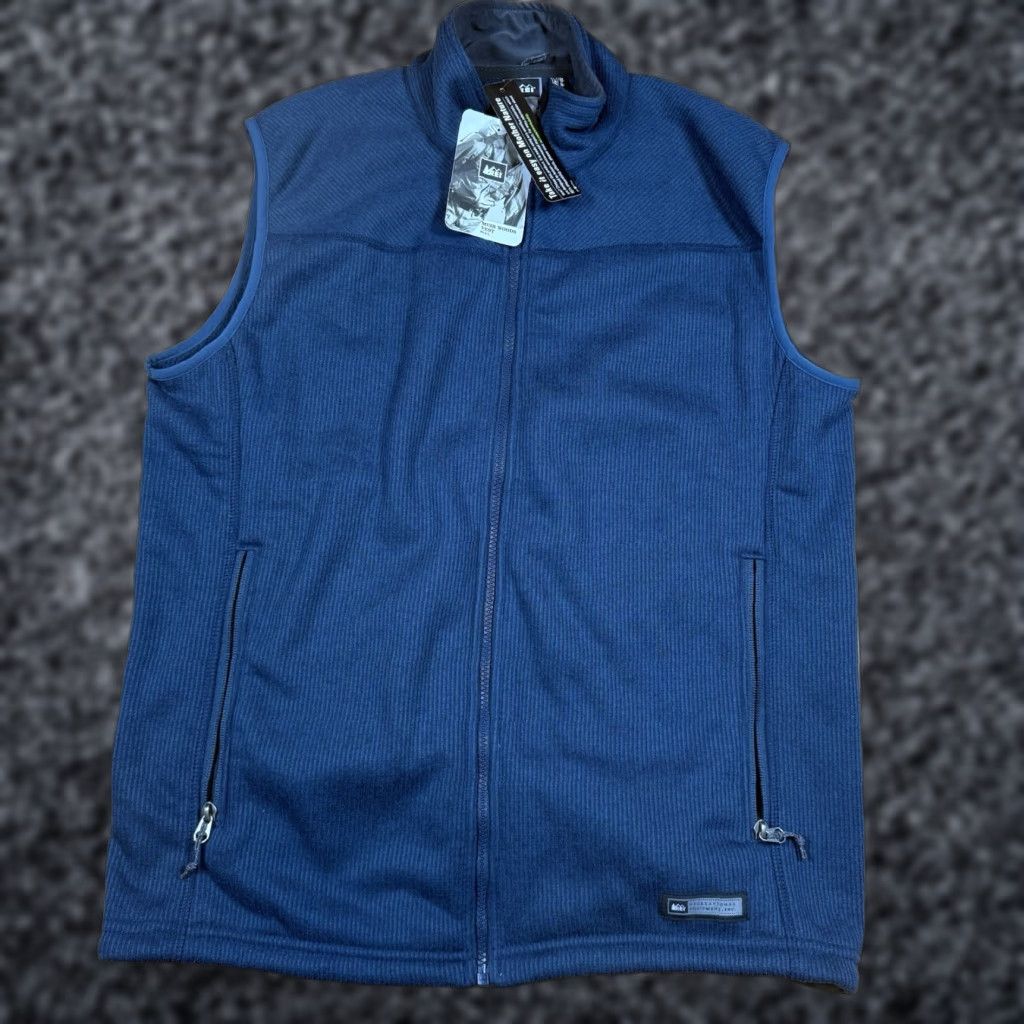 Vintage VINTAGE REI Vest Main Selling Point Mens Large Blue Polyester Rare New With Tags Y2K - Mens L Blue Vest Size US L / EU 52-54 / 3 - 1 Thumbnail