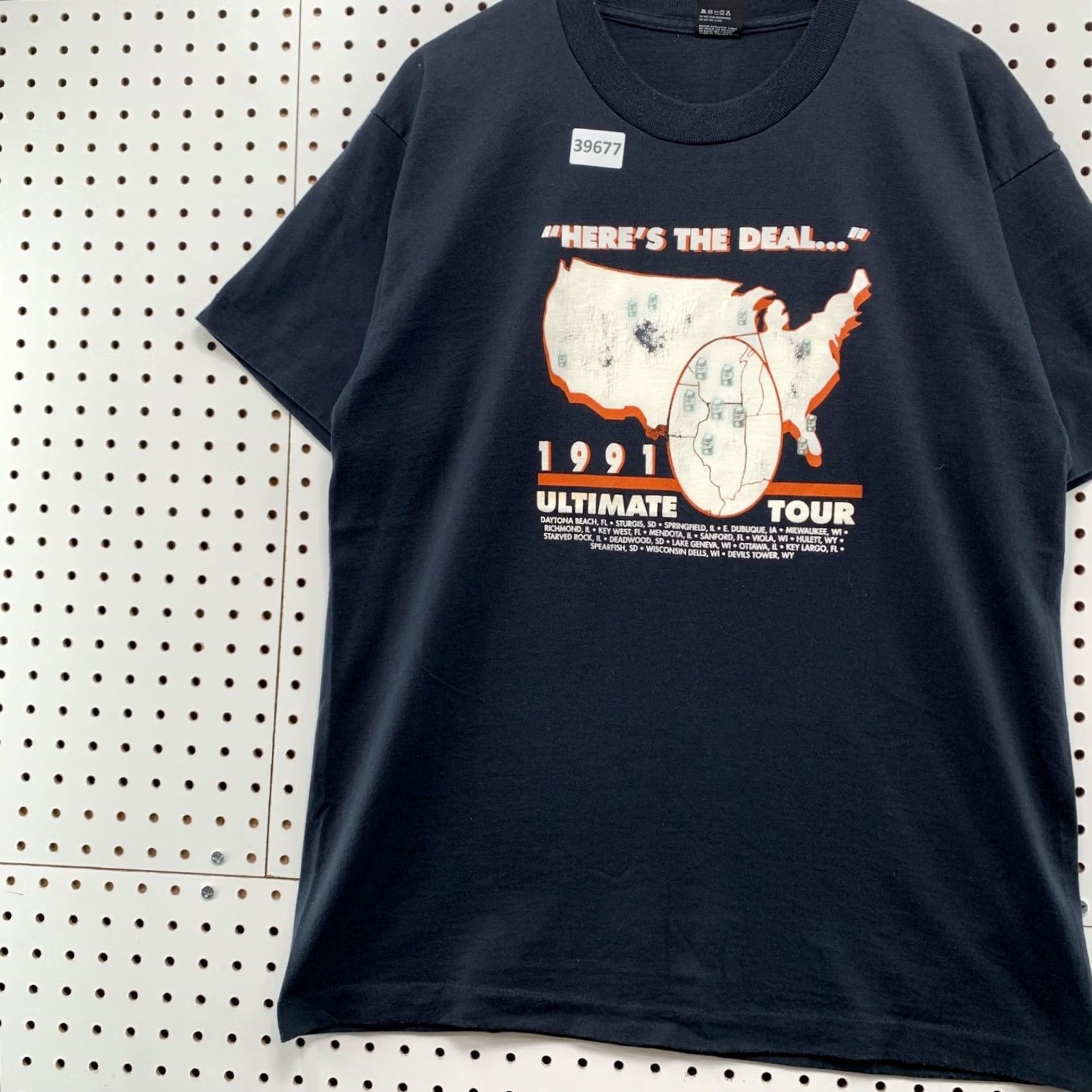 Vintage VINTAGE Harley Owner Group 1991 Ultimate Tour Shirt Mens XL Black USA Size US XL / EU 56 / 4 - 4 Thumbnail