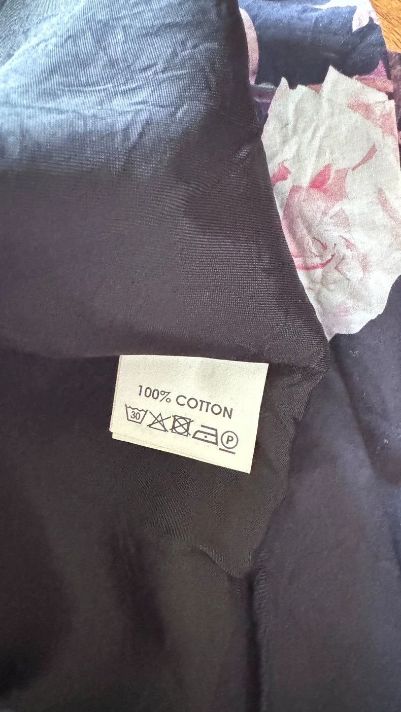 Dries Van Noten Dries Van Noten size:42 Deep Blue Garden series short-slee Size XS / US 0-2 / IT 36-38 - 6 Thumbnail