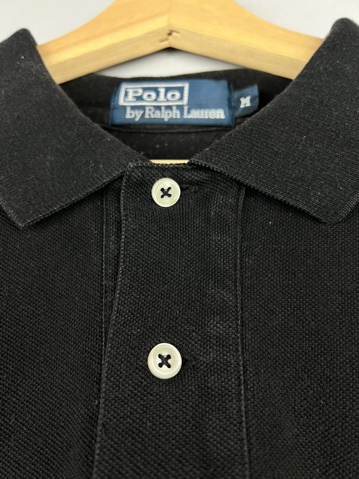 Polo Ralph Lauren × Vintage Polo Ralph Lauren Classic black pocket polo t shirt Size US XL / EU 56 / 4 - 4 Thumbnail