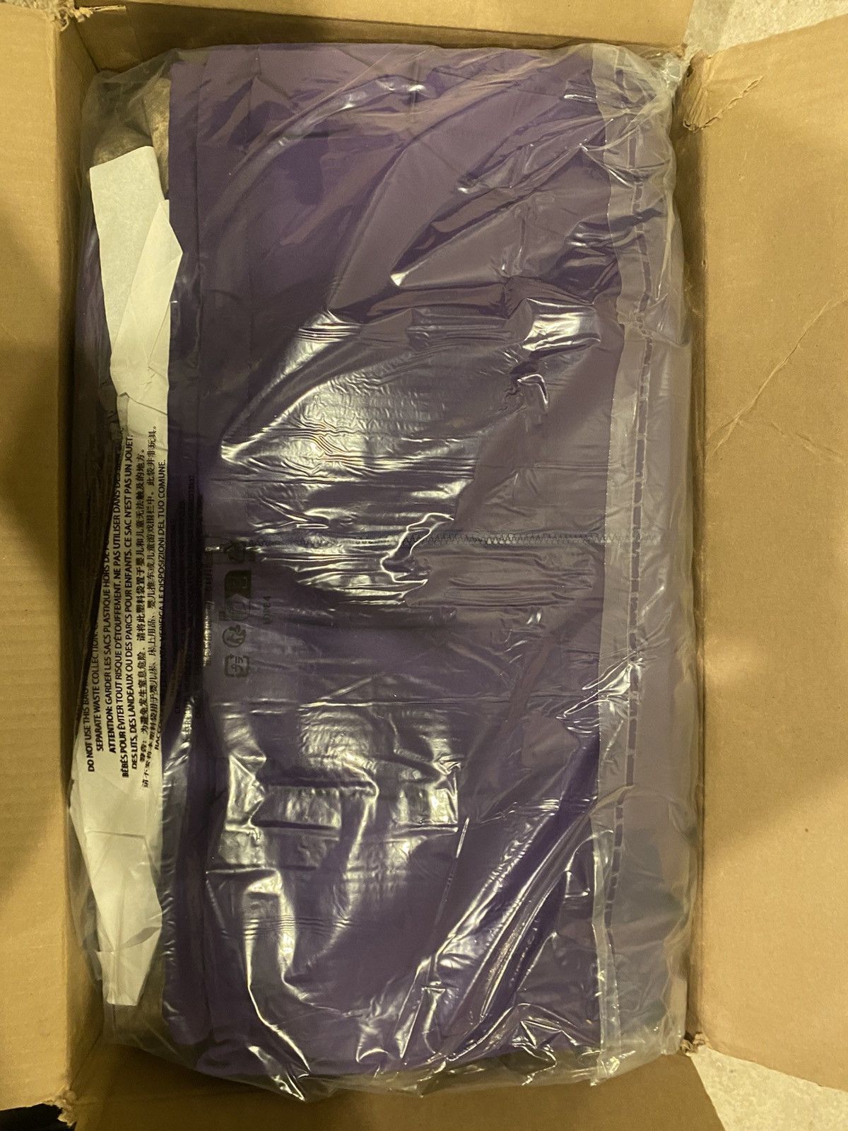Supreme Supreme Leather Yoke Puffer Jacket “Purple” XXL FW25 Size US XXL / EU 58 / 5 - 10 Thumbnail