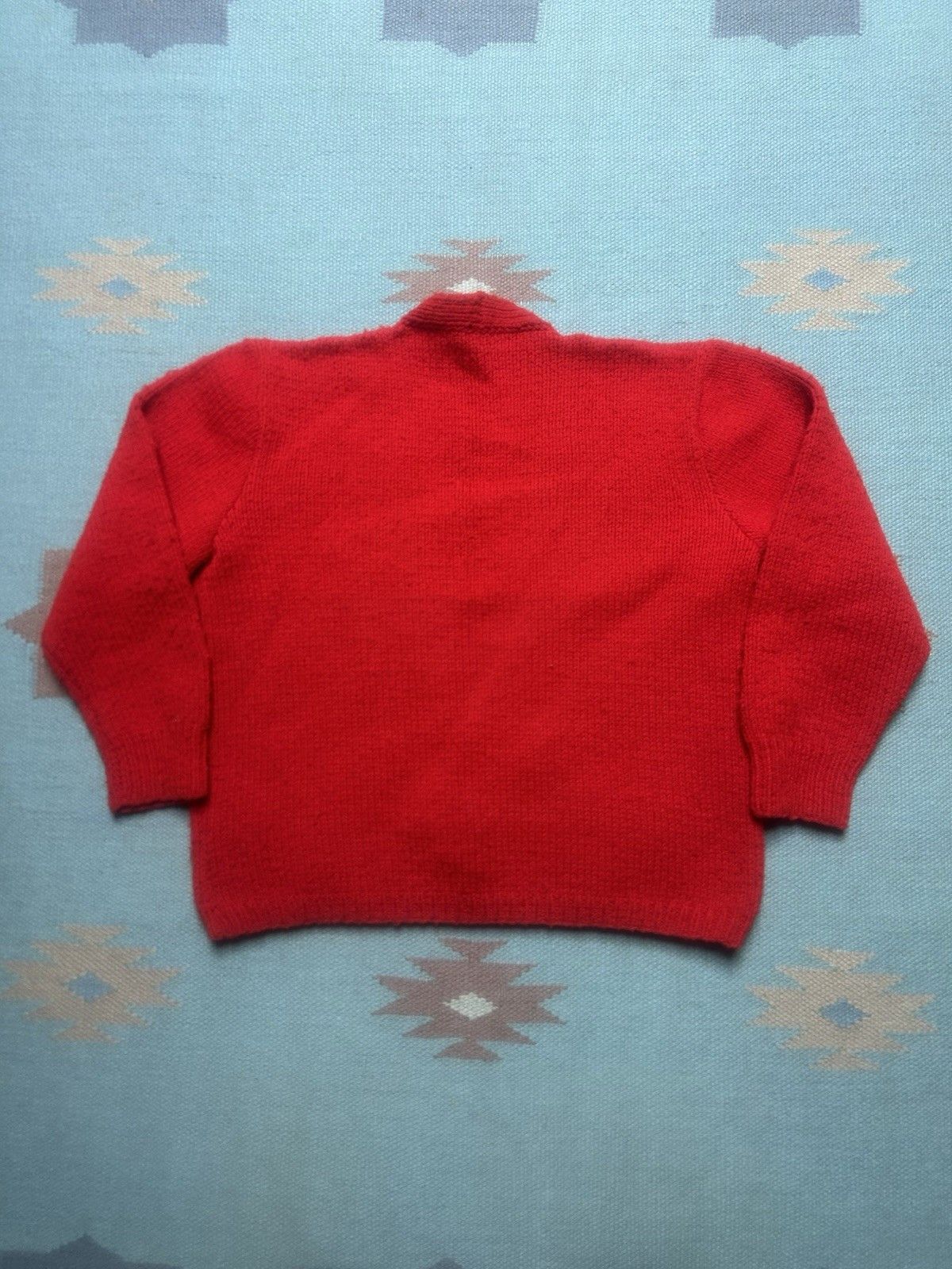 Vintage Vtg wool knit cardigan sweater metal buttons cropped medium Size M / US 6-8 / IT 42-44 - 7 Thumbnail