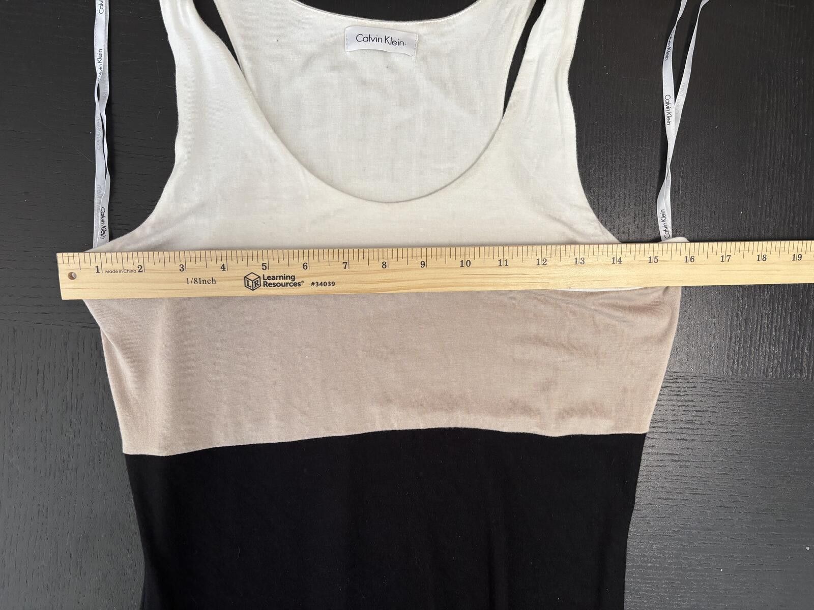 Calvin Klein Calvin Klein Color block Sleeveless Maxi Dress. Small Size S / US 4 / IT 40 - 8 Thumbnail